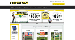 Desktop Screenshot of 1800thesign.com